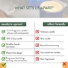image:imageModern Sprout  2in1 Soy Candle amp Planter  in The Weeds Eucalyptus Pink Pepper Patchouli Citrus 6 Oz Scented Candle wMint Seeds  Ceramic Vessel Dual Purpose Jar  3840 Hour Burn3pack Lavender  Mint  Sage