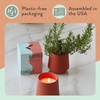 image:imageModern Sprout  2in1 Soy Candle amp Planter  in The Weeds Eucalyptus Pink Pepper Patchouli Citrus 6 Oz Scented Candle wMint Seeds  Ceramic Vessel Dual Purpose Jar  3840 Hour Burn1Pack Rosemary  Cucumber