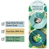 image:imageModern Sprout Botanical and Produce Keeper for Floral Arranging Herb Keeping and Plant Propagation  Food Safe and BPAFree Sustainable Materials Hydration Tray  Extends Freshness  2 PackProduce Keepers  2pk
