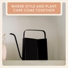 image:imageModern Sprout Brass Finish Plant Watering Can  3L Capacity  Long Spout Stainless Steel Vessel for Outdoor amp Indoor Plants  Rust Resistant  Garden Accessory for Houseplants amp Decorative UseMatte Black