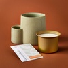 image:imageModern Sprout Ember Earth Candle Planter  2 in 1 Scented Soy Candle wBottom Feeding System amp Organic NonGMO Mint Seeds  8 Oz with 50 Hr Burn Time in a Ceramic Vessel for Indoor Herbs  PollinationPhotosynthesis w Basil Seeds
