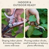 image:imageModern Sprout Hand Pruners  Lightweight Pruning Shears WEasy Lock Gardening Scissors  Bypass Sharp Carbon Steel Blade Rust Resistant Garden Tools  Reusable Holster  Gift for Fathers Day SageChartreuse