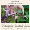 image:imageModern Sprout Hand Pruners  Lightweight Pruning Shears WEasy Lock Gardening Scissors  Bypass Sharp Carbon Steel Blade Rust Resistant Garden Tools  Reusable Holster  Gift for Fathers Day SageSage