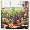 image:imageModern Sprout Hydroponic GrowHarvest Bundle  Mason Jar Herb Garden Kit Indoor wLavender Pruning Shears Organic NonGMO Lavender SeedsGarden SnipsSelfWatering Planter for Kitchen Countertop GiftUltimate Herb Garden Set