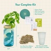 image:imageModern Sprout Hydroponic GrowHarvest Bundle  Mason Jar Herb Garden Kit Indoor wLavender Pruning Shears Organic NonGMO Lavender SeedsGarden SnipsSelfWatering Planter for Kitchen Countertop GiftBasil Garden Jar  Sage Shears