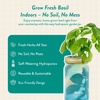 image:imageModern Sprout Mason Garden Jar  SelfWatering Hydroponics Growing System Kit with Organic Herb Seeds  Jar Planter for Indoor Herb Garden  Seed Starter Kit  Home Decor amp Gifting  LavenderBasil