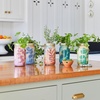 image:imageModern Sprout Mason Garden Jar  SelfWatering Hydroponics Growing System Kit with Organic Herb Seeds  Jar Planter for Indoor Herb Garden  Seed Starter Kit  Home Decor amp Gifting  LavenderBasil  Mint  Parsley  Cilantro  Rosemary Lavender