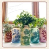 image:imageModern Sprout Mason Garden Jar  SelfWatering Hydroponics Growing System Kit with Organic Herb Seeds  Jar Planter for Indoor Herb Garden  Seed Starter Kit  Home Decor amp Gifting  LavenderRosemary
