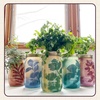 image:imageModern Sprout Mason Garden Jar  SelfWatering Hydroponics Growing System Kit with Organic Herb Seeds  Jar Planter for Indoor Herb Garden  Seed Starter Kit  Home Decor amp Gifting  LavenderParsley