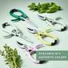 image:imageModern Sprout Pruning Shears  Herb Snipping Scissors Lightweight Gardening Tools WEasy Lock  Flower Cutter Garden Shears  Gift for Fathers Day  Carbon Steel BladeReusable HolsterOcean1PackMulticolor  12pcs