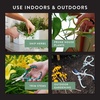image:imageModern Sprout Pruning Shears  Herb Snipping Scissors Lightweight Gardening Tools WEasy Lock  Flower Cutter Garden Shears  Gift for Fathers Day  Carbon Steel BladeReusable HolsterOcean1PackMulticolor  12pcs