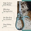 image:imageModern Sprout Pruning Shears  Herb Snipping Scissors Lightweight Gardening Tools WEasy Lock  Flower Cutter Garden Shears  Gift for Fathers Day  Carbon Steel BladeReusable HolsterOcean1PackOcean