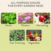 image:imageModern Sprout Pruning Shears  Herb Snipping Scissors Lightweight Gardening Tools WEasy Lock  Flower Cutter Garden Shears  Gift for Fathers Day  Carbon Steel BladeReusable HolsterOcean1PackChartreuse