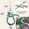 image:imageModern Sprout Pruning Shears  Herb Snipping Scissors Lightweight Gardening Tools WEasy Lock  Flower Cutter Garden Shears  Gift for Fathers Day  Carbon Steel BladeReusable HolsterOcean1PackOcean