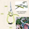 image:imageModern Sprout Pruning Shears  Herb Snipping Scissors Lightweight Gardening Tools WEasy Lock  Flower Cutter Garden Shears  Gift for Fathers Day  Carbon Steel BladeReusable HolsterOcean1PackChartreuse
