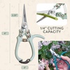 image:imageModern Sprout Pruning Shears  Herb Snipping Scissors Lightweight Gardening Tools WEasy Lock  Flower Cutter Garden Shears  Gift for Fathers Day  Carbon Steel BladeReusable HolsterOcean1PackSage