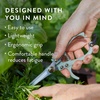 image:imageModern Sprout Pruning Shears  Herb Snipping Scissors Lightweight Gardening Tools WEasy Lock  Flower Cutter Garden Shears  Gift for Fathers Day  Carbon Steel BladeReusable HolsterOcean1PackMulticolor  12pcs