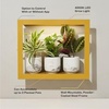 image:imageModern Sprout Smart Growframe  Wall Mounted Plant Stand with LED Grow Light  Smart App Controlled  PowderCoated Steel Frame for Indoor Plants  Perfect for Gifting Home and Kitchen Decor EmeraldSquare Mustard