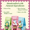 image:imageModern Sprout Wildflower Seed Ball Poop  EcoFriendly Gift  NonGMO HandRolled Clay Seed Bombs with Wildflower Seeds  Plop Plant amp Grow Gardening Gift Set for All Occasions Jingle PlopPack of 3Magical Plop 3pk