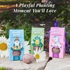 image:imageModern Sprout Wildflower Seed Ball Poop  EcoFriendly Gift  NonGMO HandRolled Clay Seed Bombs with Wildflower Seeds  Plop Plant amp Grow Gardening Gift Set for All Occasions Jingle PlopPack of 3Magical Plop 3pk