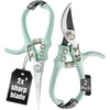 image:imageModern Sprout Gardening Shears amp Pruners 2pack Lightweight Durable Green One Size MSGS1005