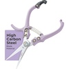 image:imageModern Sprout Pruning Shears  Herb Snipping Scissors Lightweight Gardening Tools WEasy Lock  Flower Cutter Garden Shears  Gift for Fathers Day  Carbon Steel BladeReusable HolsterOcean1PackLavender