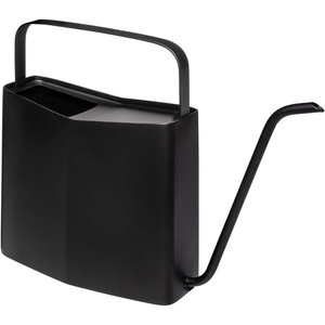 image:imageModern Sprout Brass Finish Plant Watering Can  3L Capacity  Long Spout Stainless Steel Vessel for Outdoor amp Indoor Plants  Rust Resistant  Garden Accessory for Houseplants amp Decorative UseMatte Black