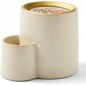 image:imageModern Sprout Ember Earth Candle Planter  2 in 1 Scented Soy Candle wBottom Feeding System amp Organic NonGMO Mint Seeds  8 Oz with 50 Hr Burn Time in a Ceramic Vessel for Indoor Herbs  PollinationPollination