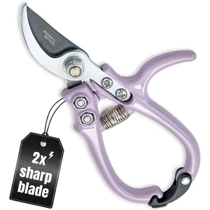 image:imageModern Sprout Hand Pruners  Lightweight Pruning Shears WEasy Lock Gardening Scissors  Bypass Sharp Carbon Steel Blade Rust Resistant Garden Tools  Reusable Holster  Gift for Fathers Day SageLavender
