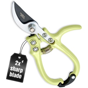 image:imageModern Sprout Hand Pruners  Lightweight Pruning Shears WEasy Lock Gardening Scissors  Bypass Sharp Carbon Steel Blade Rust Resistant Garden Tools  Reusable Holster  Gift for Fathers Day SageChartreuse