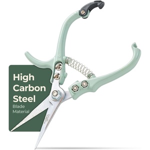 image:imageModern Sprout Pruning Shears  Herb Snipping Scissors Lightweight Gardening Tools WEasy Lock  Flower Cutter Garden Shears  Gift for Fathers Day  Carbon Steel BladeReusable HolsterOcean1PackSage