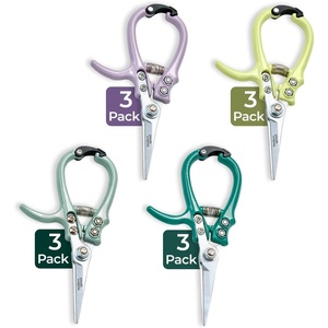 image:imageModern Sprout Pruning Shears  Herb Snipping Scissors Lightweight Gardening Tools WEasy Lock  Flower Cutter Garden Shears  Gift for Fathers Day  Carbon Steel BladeReusable HolsterOcean1PackMulticolor  12pcs