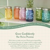 image:imageModern Sprout Mason Garden Jar  SelfWatering Hydroponics Growing System Kit with Organic Herb Seeds  Jar Planter for Indoor Herb Garden Seed Starter Kit  Decor amp Gifting BasilLavenderSunflowerPoppy  Rosemary  Mint