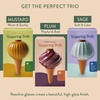 image:imageModern Sprout Terracotta SelfWatering Bulbs for Indoor Plants10oz Watering Globes 3 Pack Glazed Finish with Cork Top  Plum Sage amp Mustard Decorative Plant Accessories Fathers Day Gift for Dad