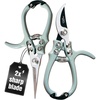 image:imageModern Sprout Hand Pruners amp Shears Set wblister  Lightweight Gardening Tools  Easy Lock  Sharp Carbon Steel Blades  Rust Resistant Scissors for Herbs amp Flowers Gift for Fathers Day  SageSage