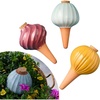 image:imageModern Sprout Terracotta SelfWatering Bulbs for Indoor Plants10oz Watering Globes 3 Pack Glazed Finish with Cork Top  Plum Sage amp Mustard Decorative Plant Accessories Fathers Day Gift for Dad