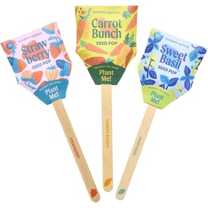 image:imageModern Sprout Seed Pops  Gifts for Plant Lovers amp Kids  Organic NonGMO Hooray Bouquet Bloomin for You amp ThanksaBunch Wildflower Seeds  Spring Activity for Kids  Ideal for Indoor amp Outdoor12pkHerb  Veggie