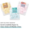 image:imageModern Sprout Seed Confetti Poppers with Flower Seeds  Party Favors for Outdoor Wedding Birthday amp Parties  NonToxic PlasticFree amp Pollinator Safe Plantable Seed Paper Yellow CheersPack of 12Yellow Cheers Refills