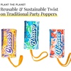 image:imageModern Sprout Seed Confetti Poppers with Flower Seeds  Party Favors for Outdoor Wedding Birthday amp Parties  NonToxic PlasticFree amp Pollinator Safe Plantable Seed Paper Yellow CheersPack of 12Yellow Cheers