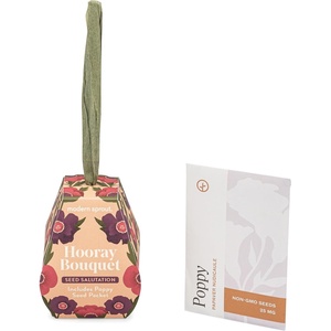 image:imageModern Sprout Seed Salutations  Garden Seed Packet Gift TagOrnament  NonGMO Poppy Seeds for Planting Indoor amp Outdoor  Unique Gardening Gifts for Baby Shower Birthdays  12 PackHooray BouquetHooray Bouquet