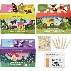 image:imageModern Sprout Magical Minds Garden Kit  Seed Starter Kit for Kids  Includes Wooden Figurines Wildflowers Edible Plant Seeds amp Crafting Fun  Set for Learning amp Play Perfect Gardening GiftMagical Minds